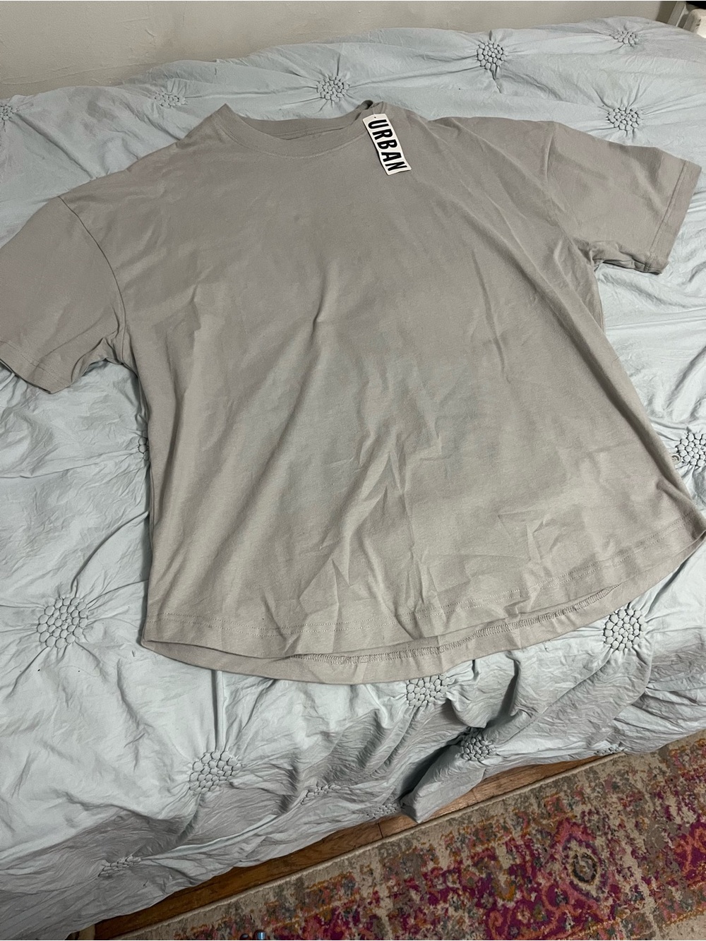 NWT Urban Outfitters Short-Sleeve Crewneck T-Shirt in Light Gray